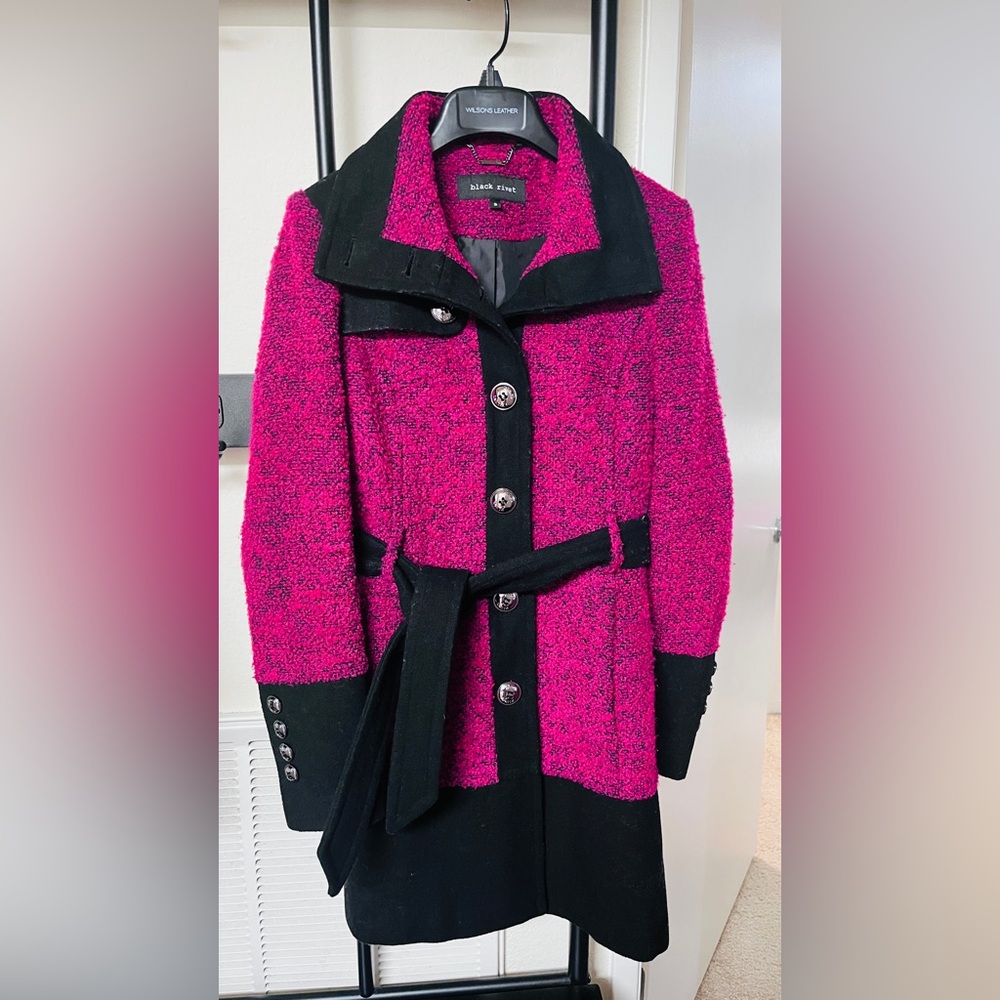 Black Rivet Winter Coat